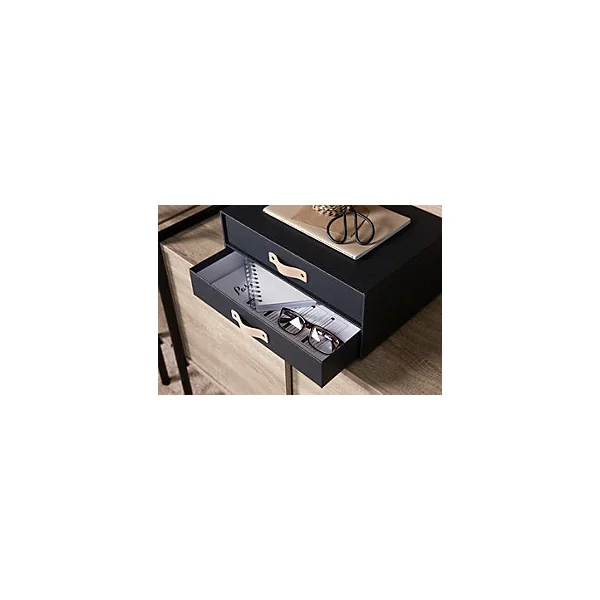 Organiseur de bureau à 2 tiroirs Birger Bigso Box gris anthracite