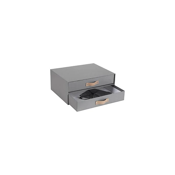 Organiseur de bureau à 2 tiroirs Birger Bigso Box gris