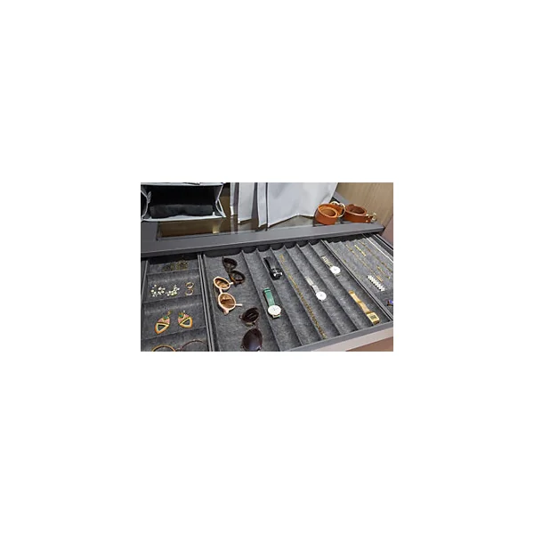 Organiseur de tiroir pour bijoux taille S gris Box & Beyond