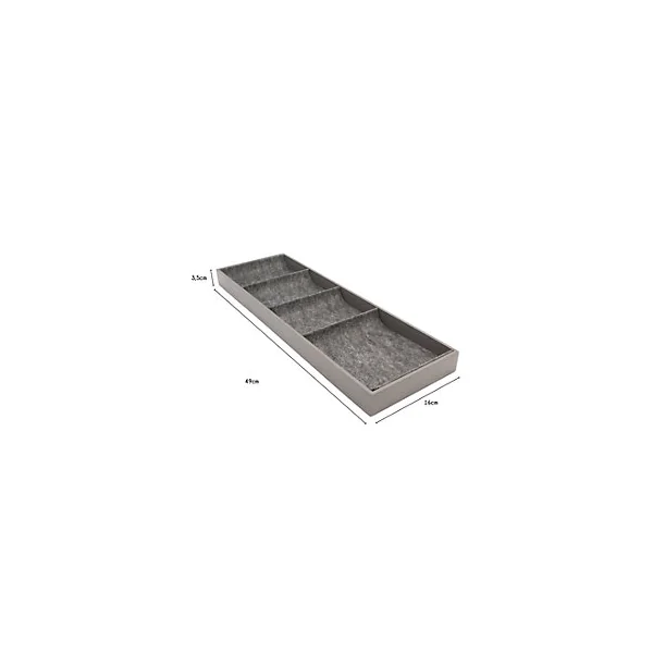 Organiseur de tiroir pour bijoux taille S gris Box & Beyond
