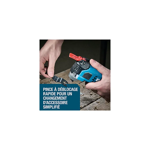 Outil multifonction sans fil Erbauer Ext ERI1080MLT 18V ( sans batterie)
