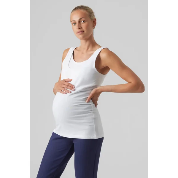 Pack 2 débardeurs grossesse & allaitement – blanc et noir