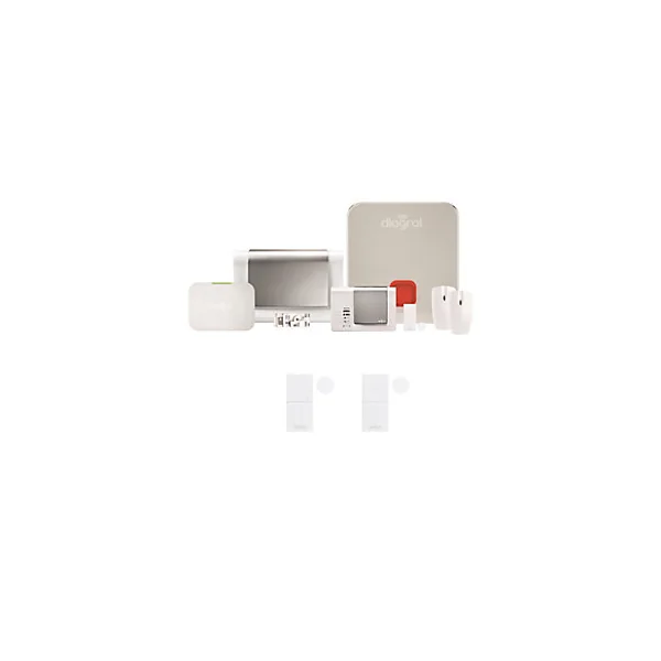 Pack alarme DIAGRAL Précision sirène / GSM DIAG04CSF et 2 détecteurs d'ouverture miniature DIAG39APX