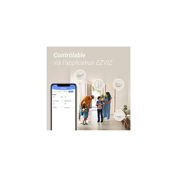 Pack alarme et contrôle domotique Ezviz Matter