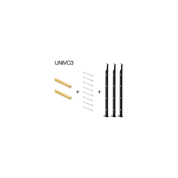 Pack balustrade Universo hêtre Kordo 4 ml