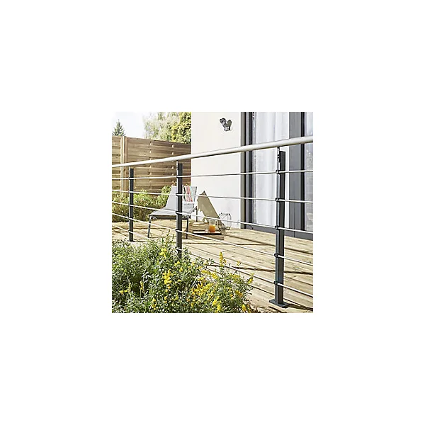Pack balustre S-Line acier 2 ml