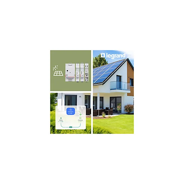 Pack connecté Legrand Drivia pour panneaux solaires