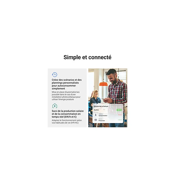 Pack connecté Legrand Drivia pour panneaux solaires