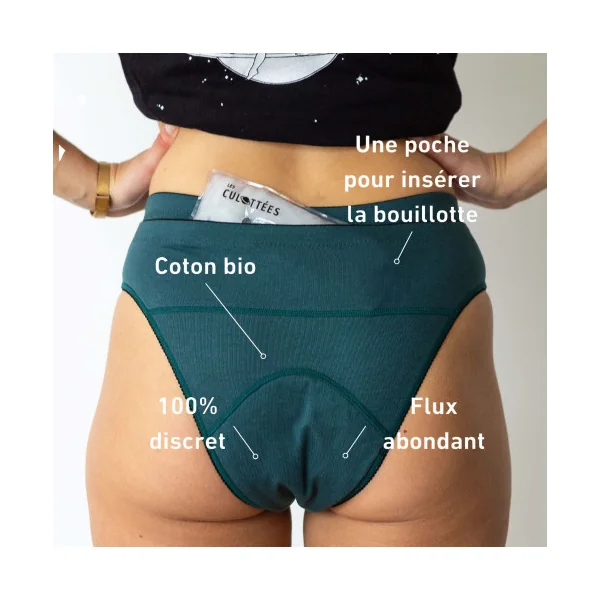 Pack culotte menstruelle Astrée + bouillotte Rectangle