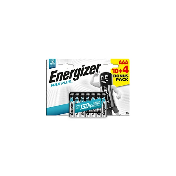 Pack de 14 piles alcaline Max Plus Energizer AA/LR06