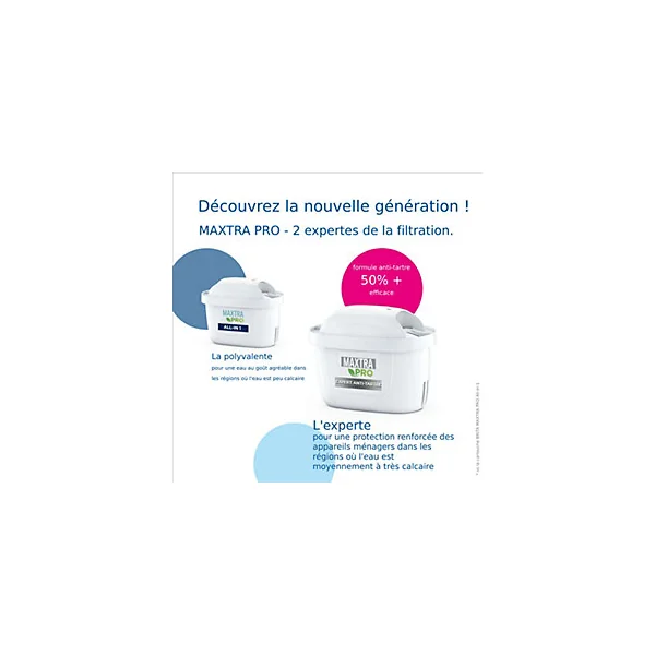 Pack de 2 cartouches filtrantes Brita Maxtra Pro Expert antitartre