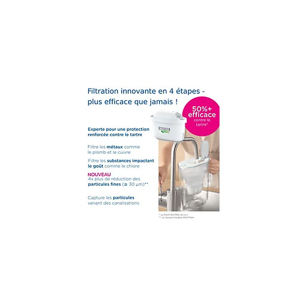 Pack de 2 cartouches filtrantes Brita Maxtra Pro Expert antitartre
