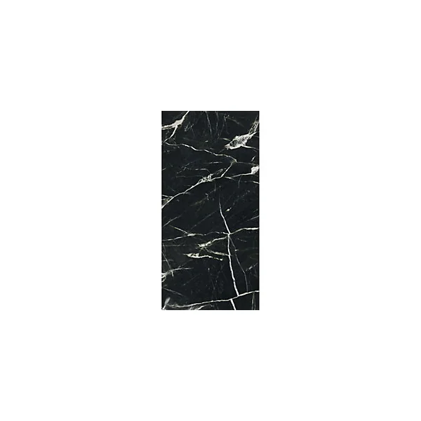 Pack de 2 panneaux muraux de salle de bains l.100 x H.255 cm, effet marbre noir et vert, Schulte DécoDesign Softtouch