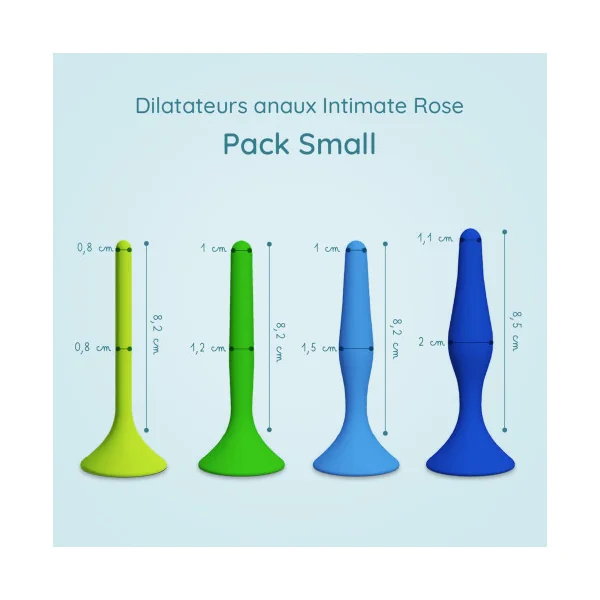 Pack dilatateurs anaux Intimate rose - Small