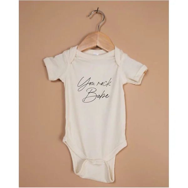Pack "Family Rocks" - T-shirts en Coton Bio pour Homme, Femme & Body Bébé
