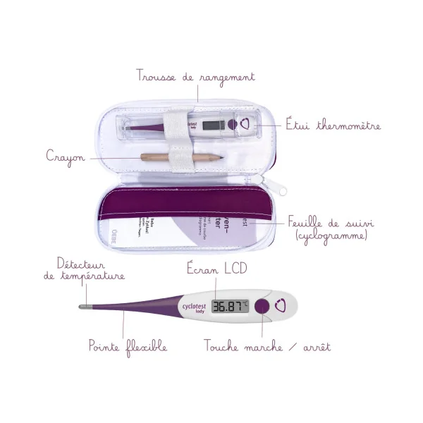 Pack Lady + Livre « Cycle féminin et contraceptions naturelles »