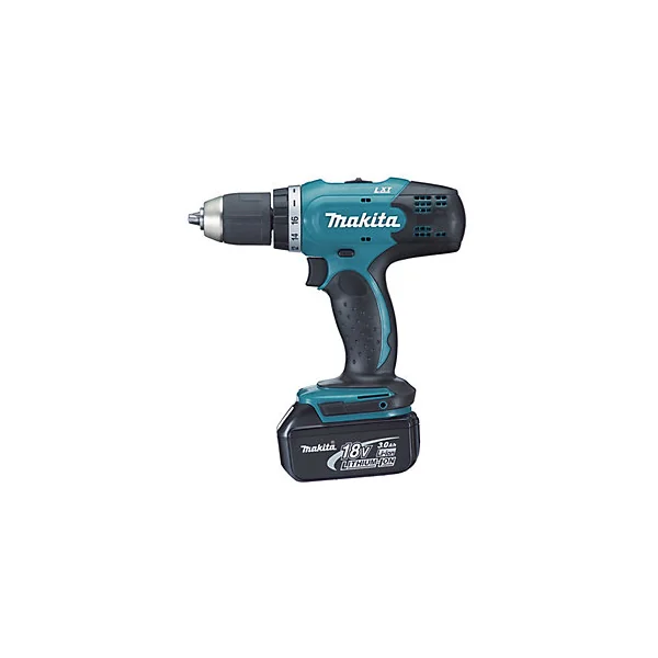 Pack outils électroportatifs (perceuse-visseuse, visseuse à chocs) et radio avec lanterne Makita - 18V 2x3Ah