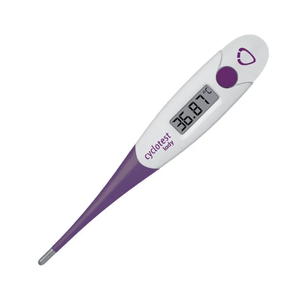 Pack Thermomètre Lady + Préservatifs lisses Thin + Lubrifiant Animé