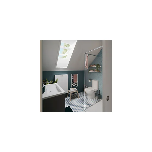 Pack WC sans bride sortie horizontale GoodHome Cavally compact
