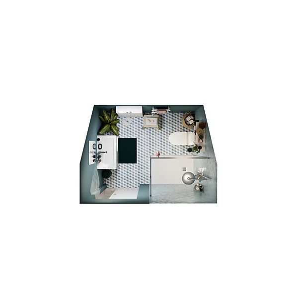 Pack WC sans bride sortie horizontale GoodHome Cavally compact