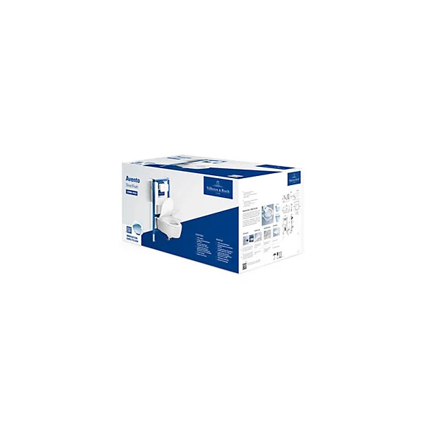 Pack WC suspendu avec bâti + WC, Villeroy et Boch Avento
