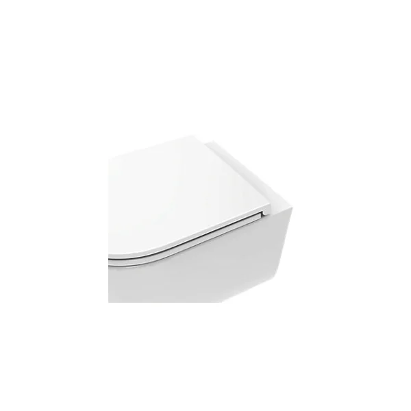 Pack WC suspendu avec cuvette sans bride effet Vortex Luvia et bâti universel Siamp
