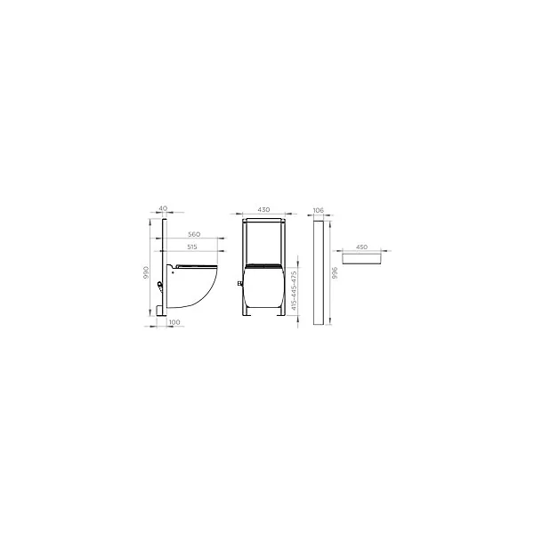 Pack WC suspendu broyeur blanc avec bâti et pompe de relevage intégrée, SFA Sanicompact Comfort Box blanc