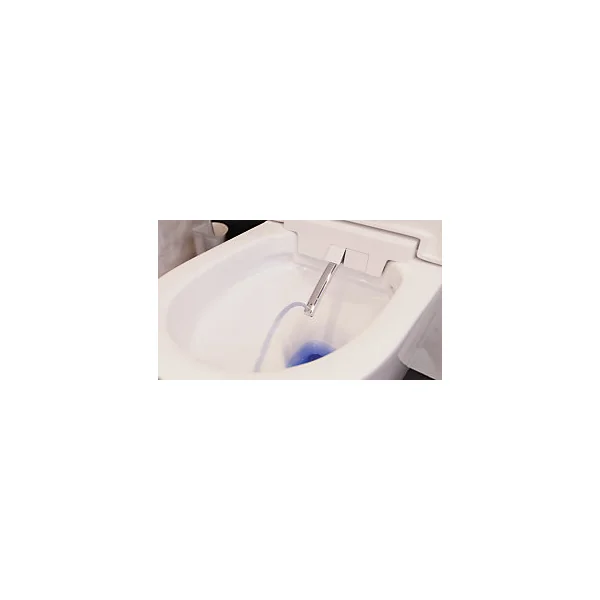 Pack WC suspendu lavant avec cuvette sans bride, LED et télécommande, SFA Saniwash