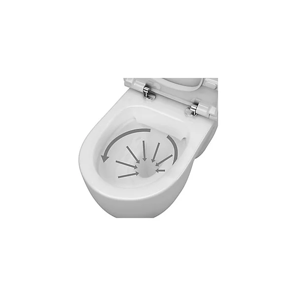Pack WC suspendu sans bride + bâti, GoodHome Winam