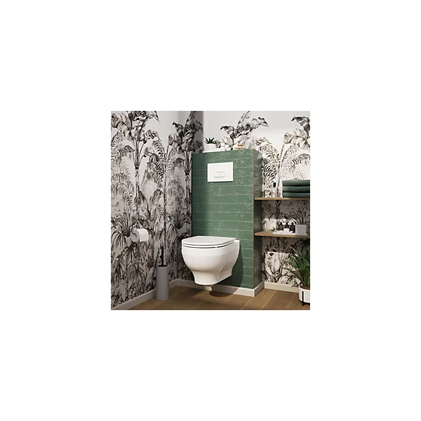 Pack WC suspendu sans bride Cavally GoodHome