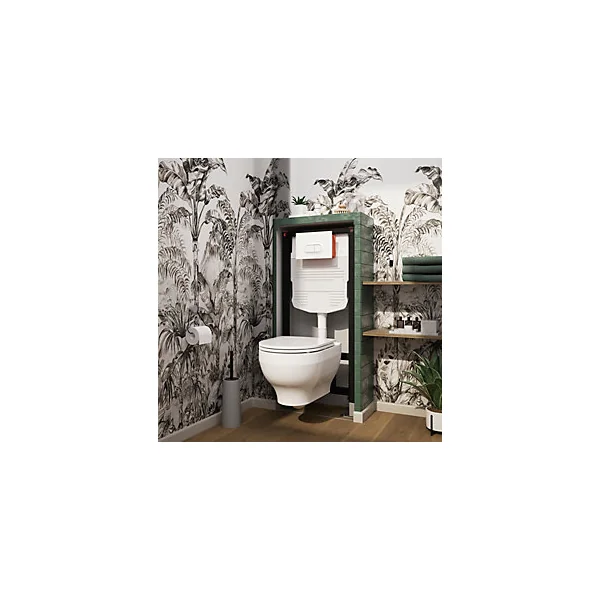 Pack WC suspendu sans bride Cavally GoodHome