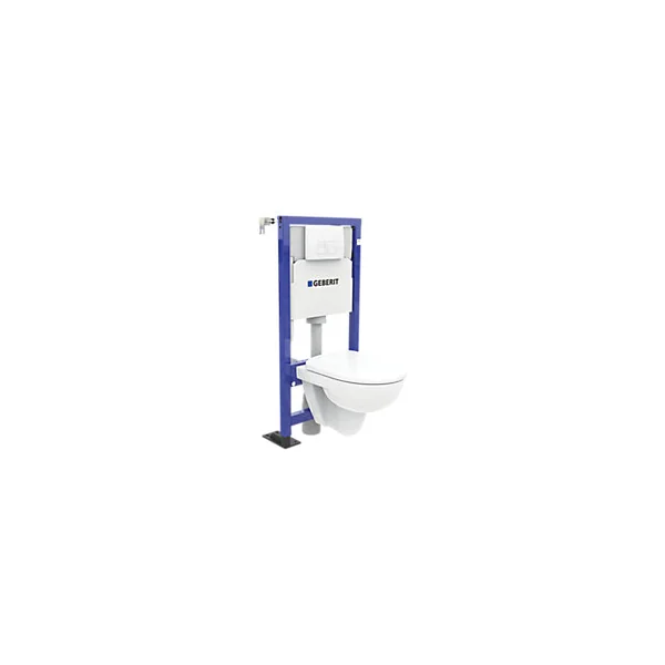 Pack WC suspendu sans bride gain de place Geberit Cocktail Rimfree Compact