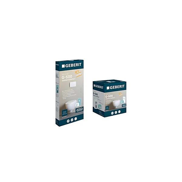 Pack WC suspendu sans bride, Geberit G-500 Design Compact