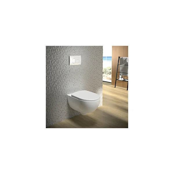 Pack WC suspendu sans bride, Geberit G-500 Design