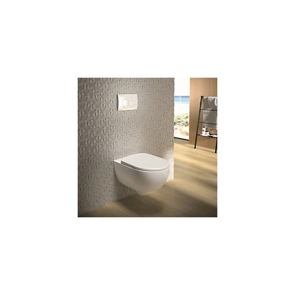 Pack WC suspendu sans bride, Geberit G-500 Design