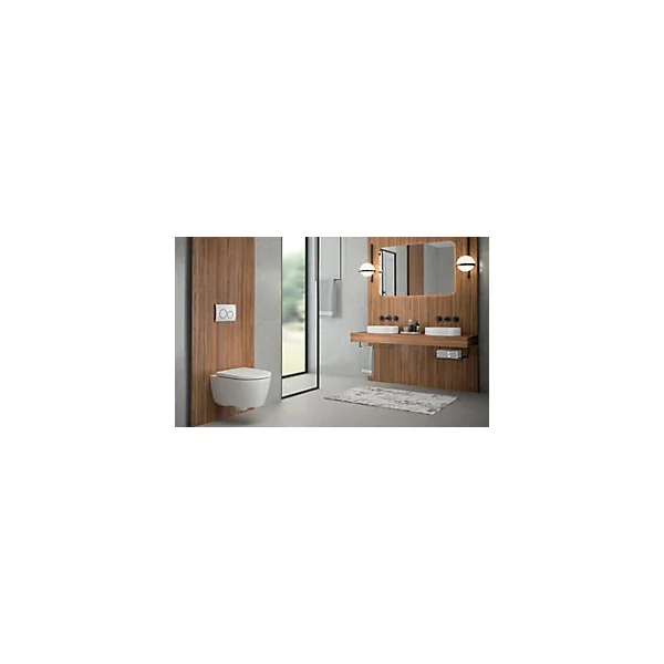 Pack WC suspendu sans bride, Geberit G-600 Pure Mat