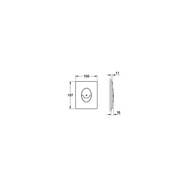 Pack WC suspendu sans bride Grohe Solido Vortex