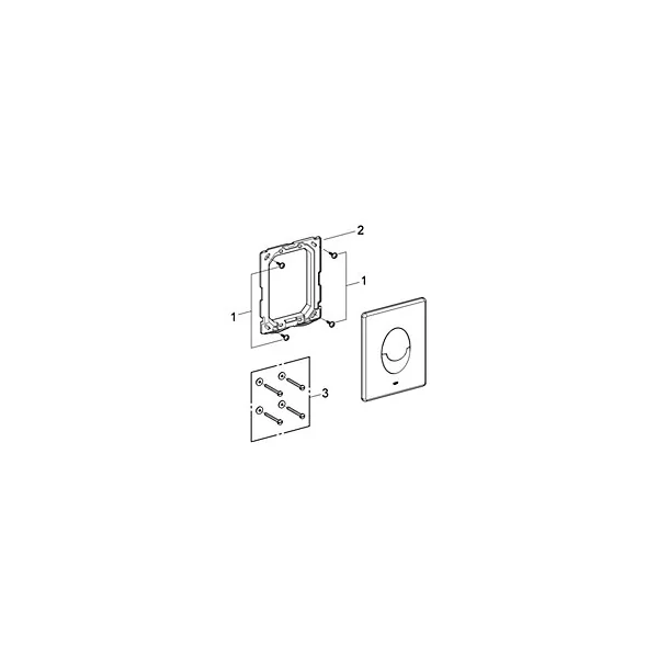 Pack WC suspendu sans bride Grohe Solido Vortex