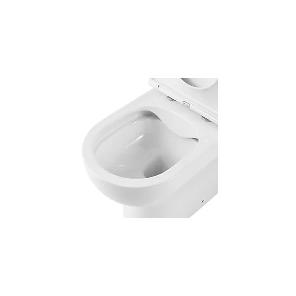 Pack WC à poser sans bride avec sortie horizontale GoodHome Cavally NF