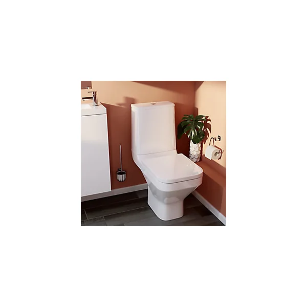 Pack WC à poser sans bride avec sortie horizontale GoodHome Teesta