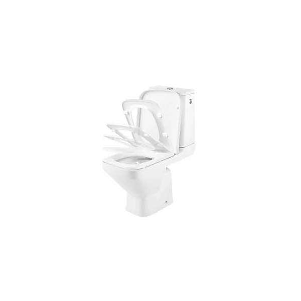 Pack WC à poser sans bride avec sortie horizontale GoodHome Teesta