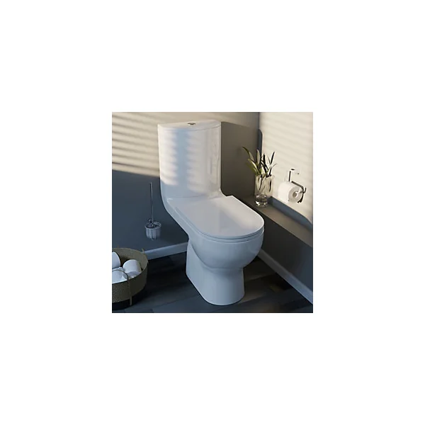 Pack WC à poser sans bride avec sortie verticale GoodHome Cavally