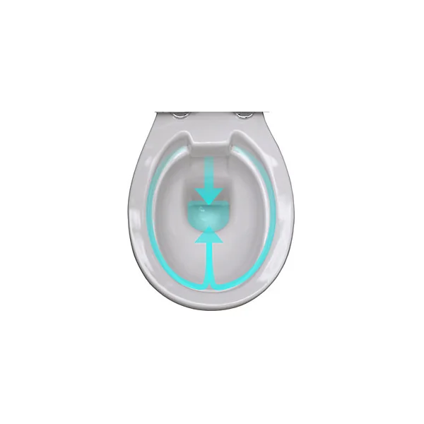 Pack WC à poser sans bride sortie horizontale Dalia Clean Flush