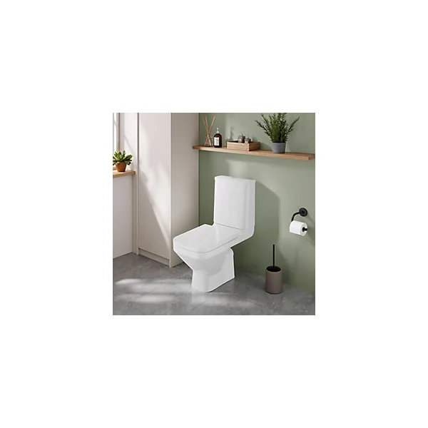 Pack WC à poser sans bride sortie horizontale, GoodHome Teesta