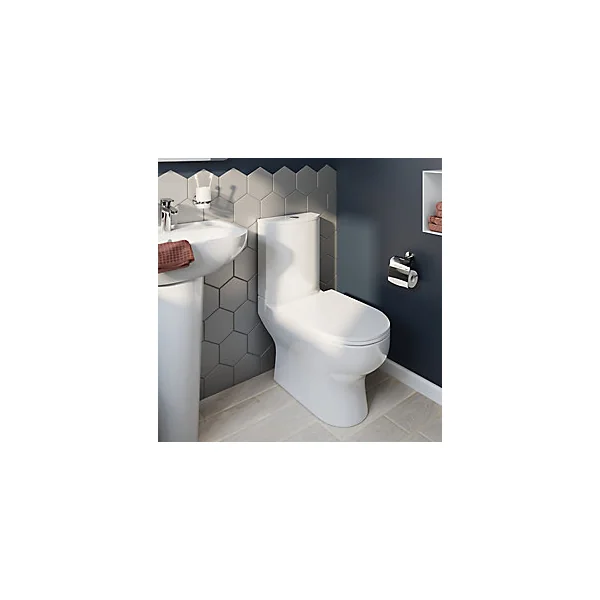 Pack WC à poser sans bride sortie horizontale ou verticale GoodHome Cavally