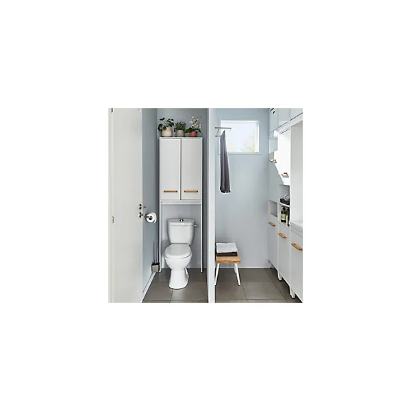 Pack WC à poser sortie horizontale GoodHome Lagon NF