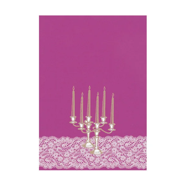 PAGES DIN-A4 "CHANDELIER" 21x29,7 CM VIOLET PAPIER (50 UNITÉ) - Garcia de Pou