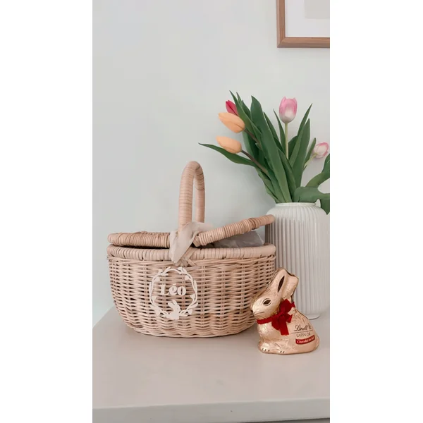 Panier de Pâques Personnalisé – Édition Haut de Gamme 🐰✨