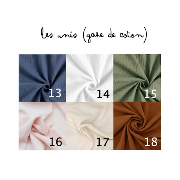 Panier à langer (matelas et drap housse) - 18 tissus au choix