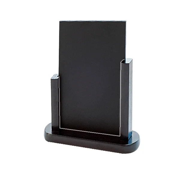 PANNEAU / ARDOISE DE TABLE 24x28,5 CM NOIR BOIS (1 UNITÉ) - Garcia de Pou
